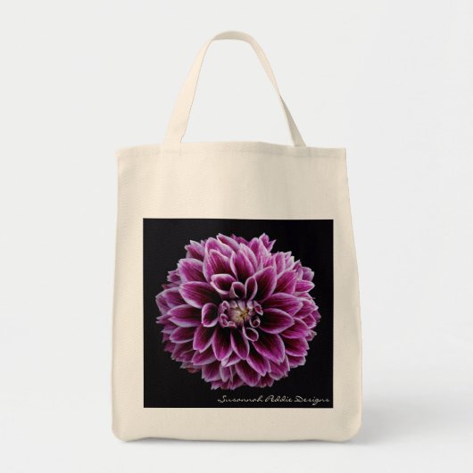 Tote Bag Épicerie Fourre-tout de dahlia (Devant)