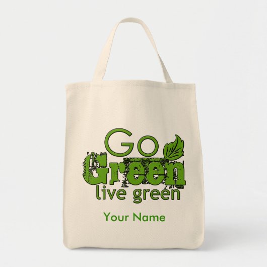 Tote Bag Épicerie Fourre-tout de devenez écolo (Devant)