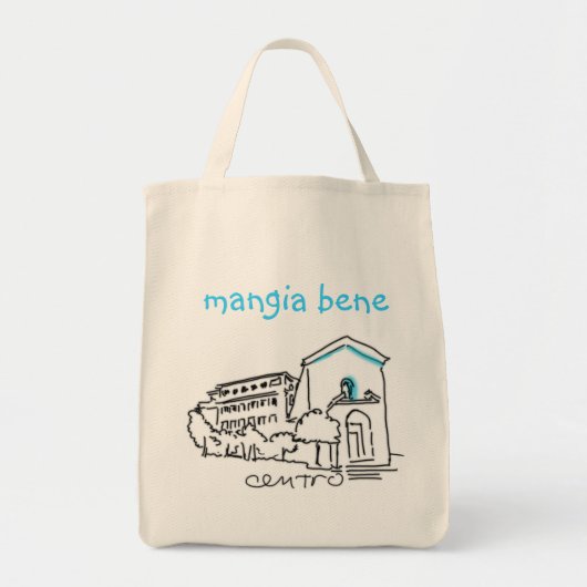 Tote Bag ÉPICERIE FOURRE-TOUT de logo de Centro (Devant)