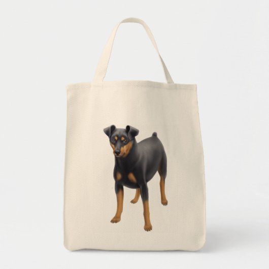 Tote Bag Épicerie Fourre-tout de Pinscher miniature (Devant)