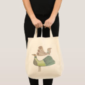 Tote Bag épicerie fourre-tout de quirkybirds (Devant (produit))