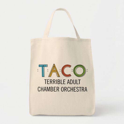 Tote Bag Épicerie Fourre-tout de TACO (Devant)