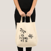 Tote Bag Épicerie fourre-tout de toile avec des conceptions (Devant (produit))