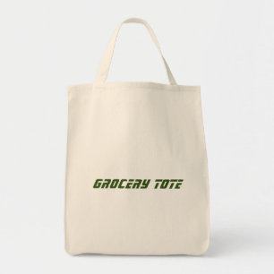 Tote Bag Épicerie-Fourre-tout nom du texte Imprimé cadeaux 