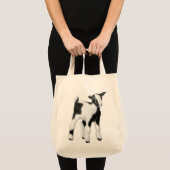 Tote Bag Épicerie mignonne Fourre-tout de chèvre de bébé (Devant (produit))