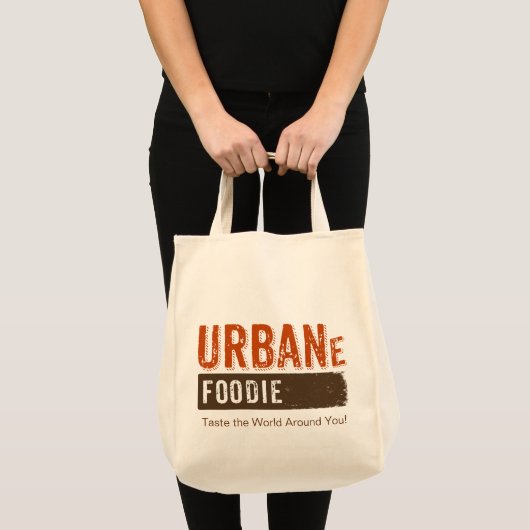 Tote Bag Épicerie urbaine Fourre-tout de logo de brun de (Devant (produit))