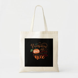 Tote Bag Épices citrouilles Et Tout Pour L'Automne Et L'Aut