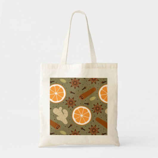 Tote Bag épices de Noël (Devant)