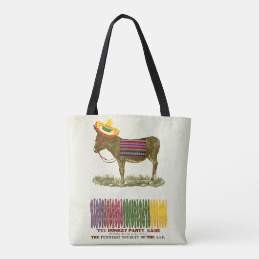 Tote Bag Éplucher la queue sur l'âne (Dos)