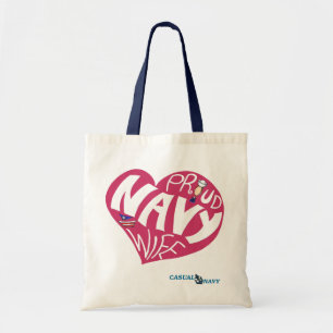 Tote Bag Épouse fière de marine - Fourre-tout marron