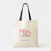 Tote Bag Épouse Madame Mariée Robe de Mariée Enterrement de (Dos)