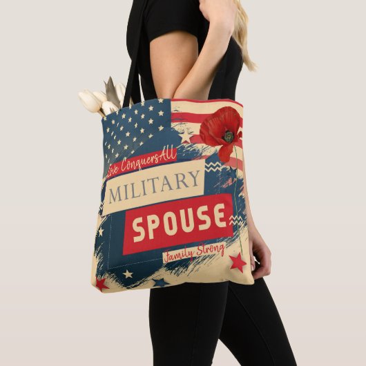 Tote Bag Épouse militaire (De près)