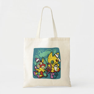 Tote Bag Épouvantablement mignon Chats monstrueux Hallowe