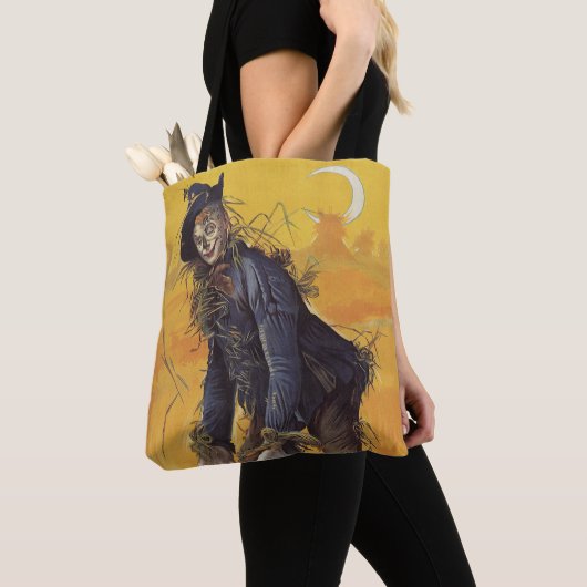 Tote Bag Épouvantail du Magicien d'Oz, Contes de fées vinta (De près)