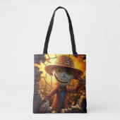 Tote Bag Épouvantail effrayant (Devant)