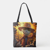 Tote Bag Épouvantail effrayant (Dos)