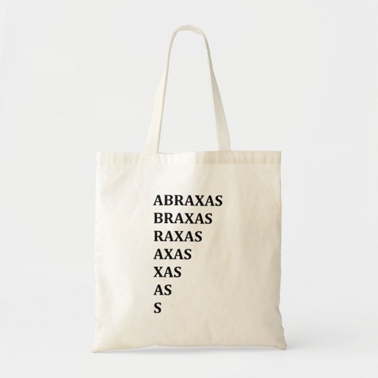 Tote Bag Épreuve de protection Abraxas (Devant)