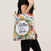 Tote Bag Equarelle d'été mère de la mariée collage chic (De près)