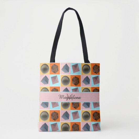 Tote Bag Équilibre géométrique - (Devant)
