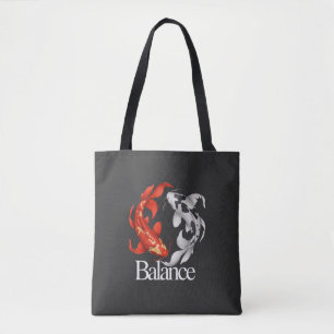 Tote Bag Équilibre – Koi Japonais, Symbole de Force Calme