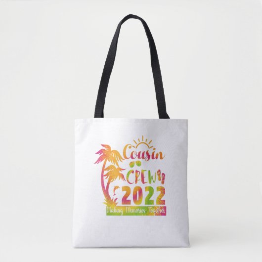 Tote Bag Équipage Cousin 2022 Tie Dye (Devant)