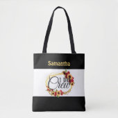 Tote Bag Équipage Monogramme Je Dis Fleurs et Roses Cérémon (Devant)