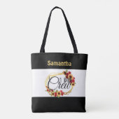 Tote Bag Équipage Monogramme Je Dis Fleurs et Roses Cérémon (Dos)