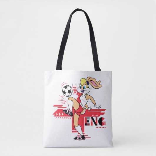 Tote Bag Équipe d'Angleterre de football graphique Lola Bun (Devant)