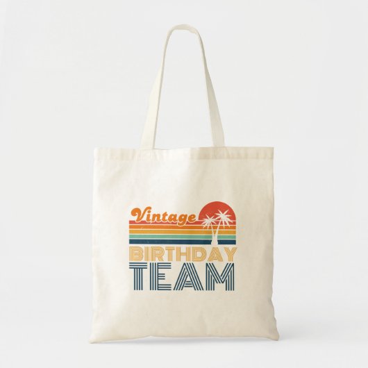 TOTE BAG ÉQUIPE D'ANNIVERSAIRE (Devant)
