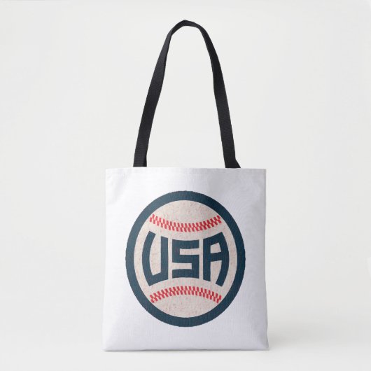 Tote Bag Équipe de baseball USA (Devant)
