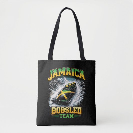 Tote Bag Équipe de bobsleigh de Jamaïque (Devant)