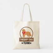 Tote Bag Équipe de chien thérapeutique (Dos)