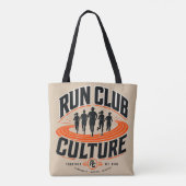 Tote Bag Équipe de course du Run Club sur piste (Dos)