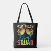 Tote Bag Équipe de croisière d'anniversaire (Dos)