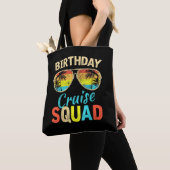 Tote Bag Équipe de croisière d'anniversaire (De près)