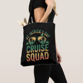 Tote Bag Équipe de croisière de la Saint-Patrick drôle fami (De près)