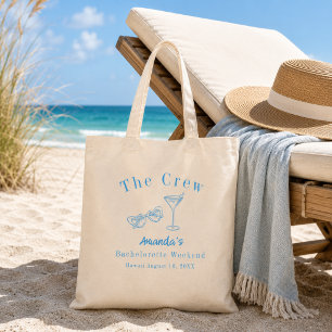 Tote Bag Équipe de fête de weekend de demoiselle d'honneur 