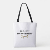 Tote Bag Équipe de gestion de projet  (Dos)