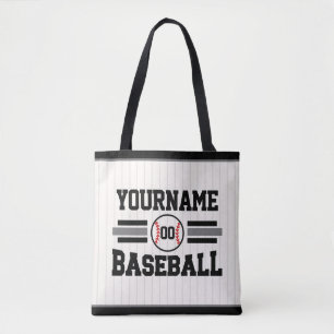 Tote Bag Équipe de joueurs de baseball rétro personnalisés 