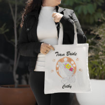 Équipe de la mariée | Croquis à main personnalisab