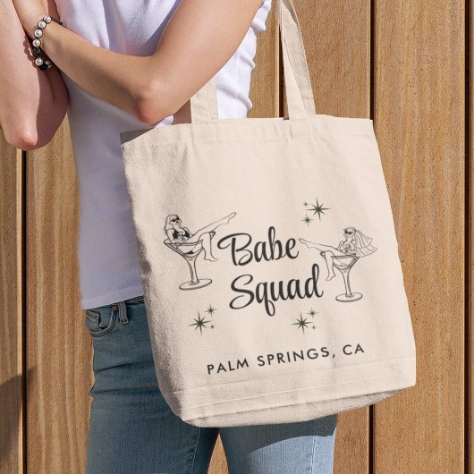 Tote Bag Équipe de la mariée Fête de Bachelorette adorable