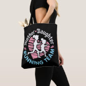 Tote Bag Équipe de la mère fille (De près)