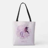 Tote Bag Équipe de licorne de Galaxy (Dos)