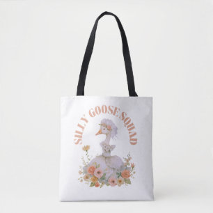 Tote Bag Équipe de l'oie idiote célibataire drôle de mariag
