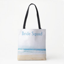 Équipe de mariée de mariée de mariage de plage
