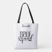 Tote Bag Équipe de mariée personnalisée (Dos)