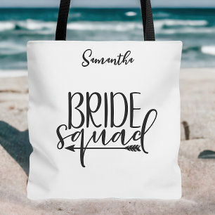 Tote Bag Équipe de mariée personnalisée