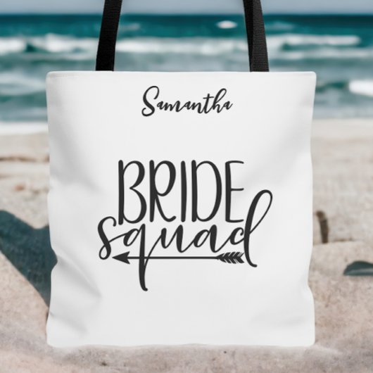 Tote Bag Équipe de mariée personnalisée