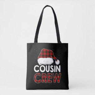 Tote Bag Équipe de Noël 2021 Cousin