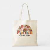 Tote Bag Équipe de rêve de première année Rainbow Teacher K (Dos)
